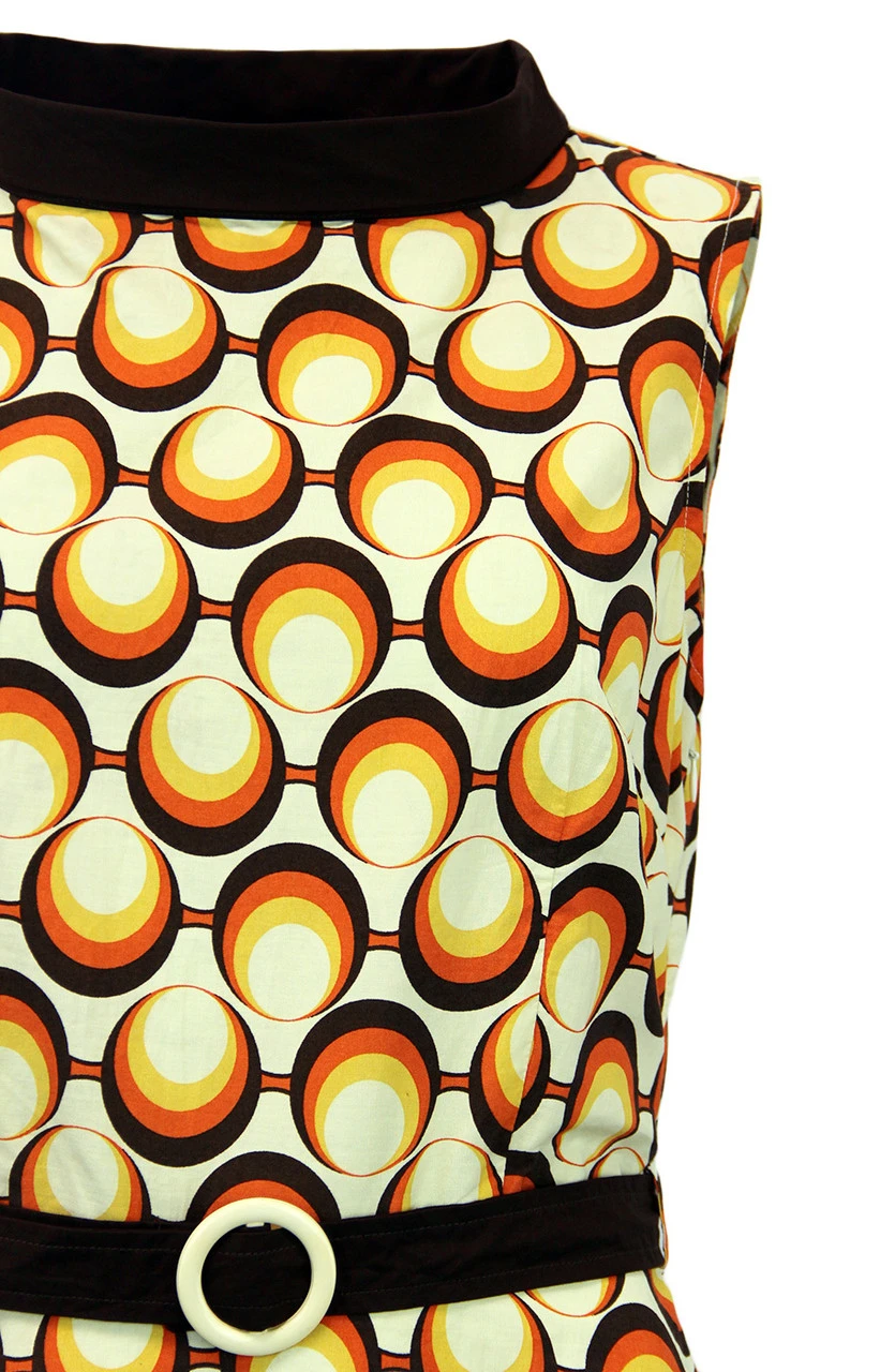 Minnie Retro Mod 60s Geo Mini Dress - Image 10