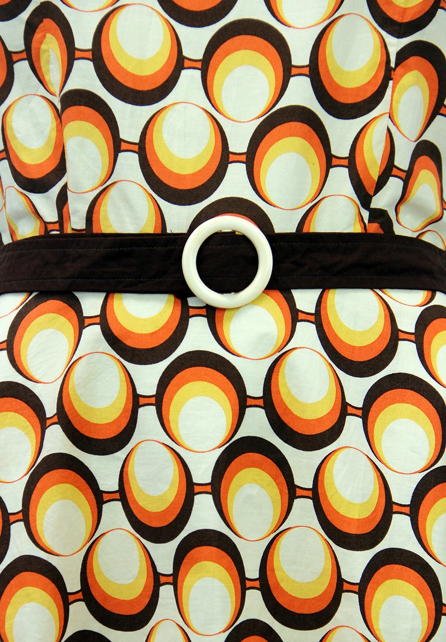 Minnie Retro Mod 60s Geo Mini Dress - Image 8