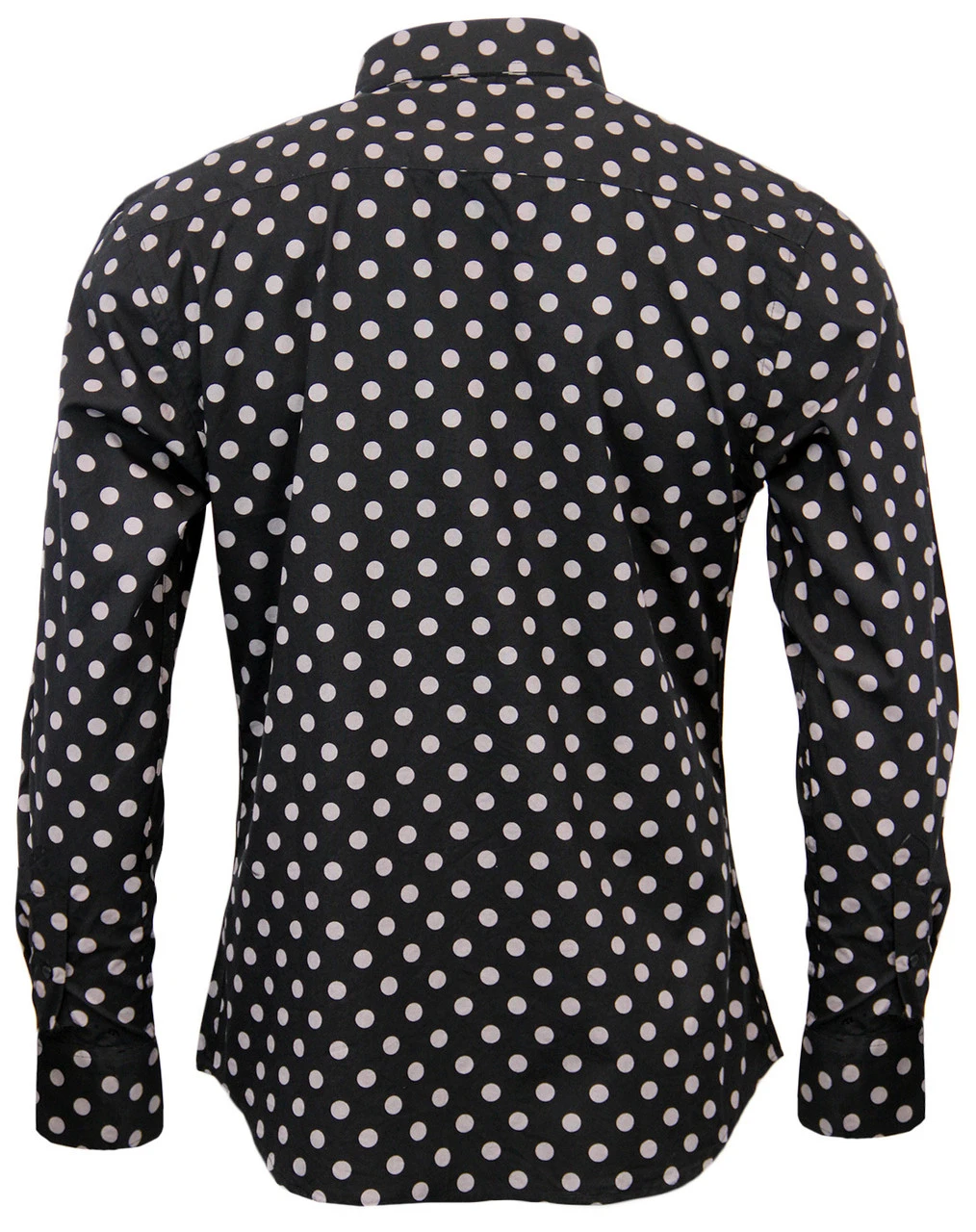 Purple Penny Dot Lane Retro 60s Mod MADCAP Shirt