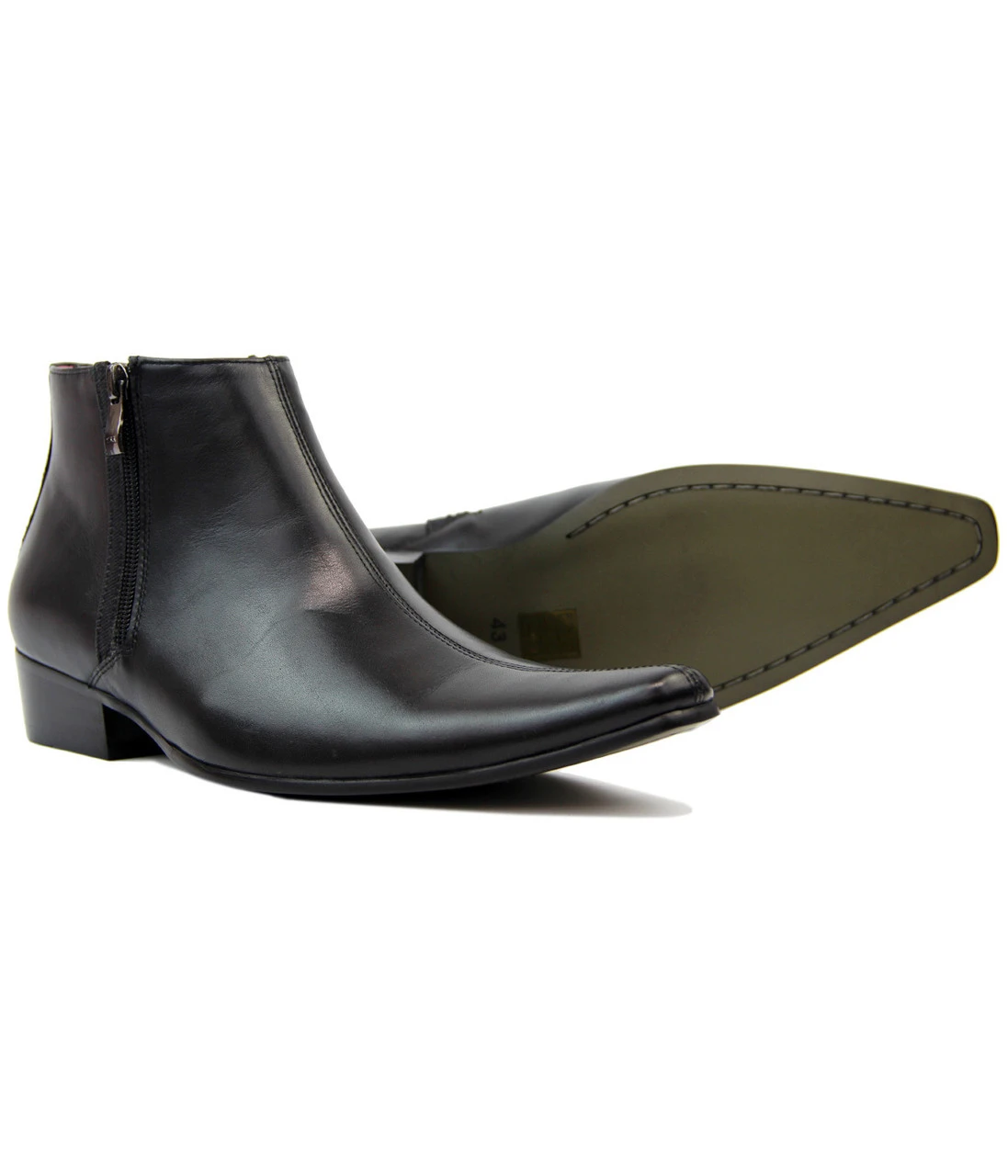 Thunderbolt MADCAP Chisel Toe Chelsea Boots (DB) - Image 11
