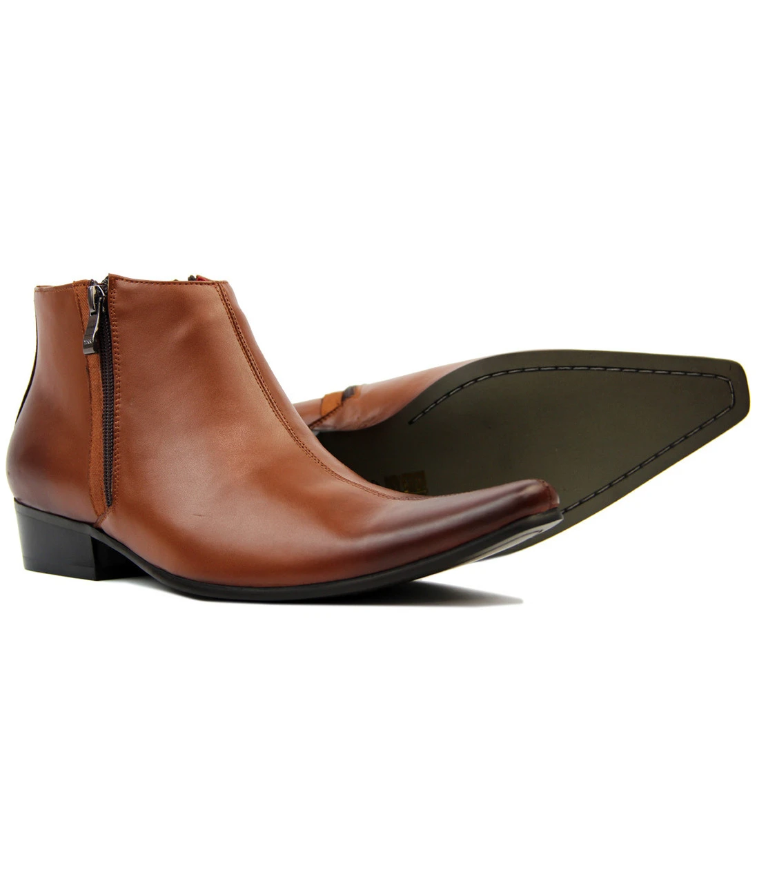 Thunderbolt MADCAP Chisel Toe Chelsea Boots (DB) - Image 2