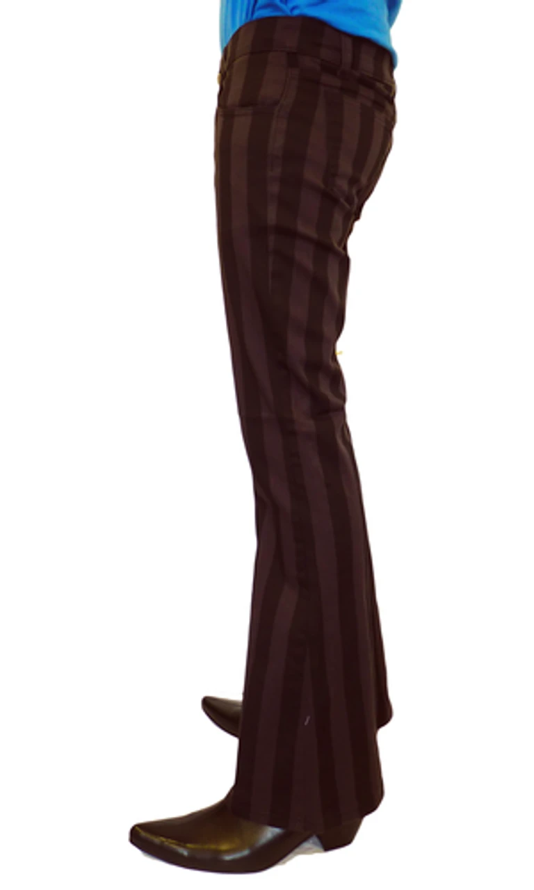 Holy Roller - Retro 60s Striped 70s Indie Flares B - Image 11