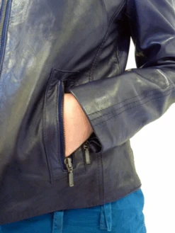 Marianne Retro Indie Leather Jacket By MADCAP (N)