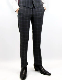 Tailored By Mod Check Suit Trousers