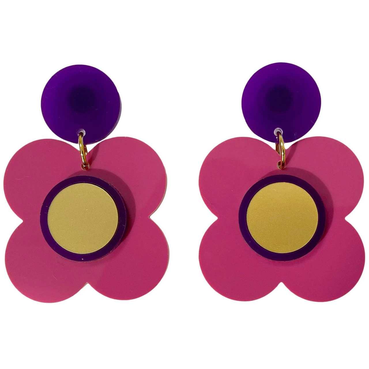 + Marguerite MADCAP X ADA BINKS Daisy Earrings P - Image 8