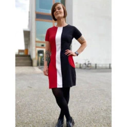 Taste Of Honey Circle Pocket Dress