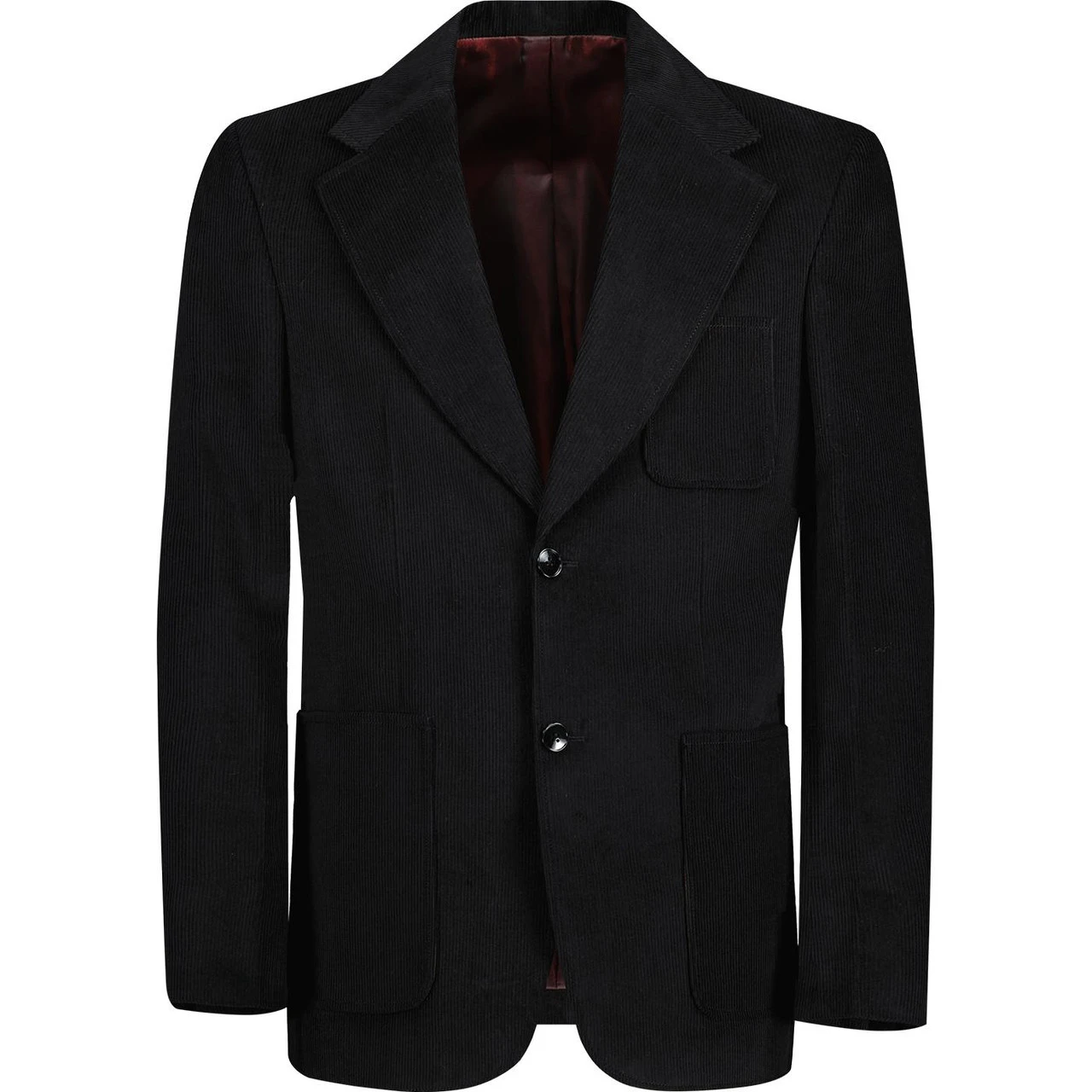 Montana Retro 70s Cord Blazer BLACK