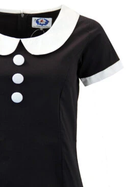Domino Mod Peter Pan Collar Dress