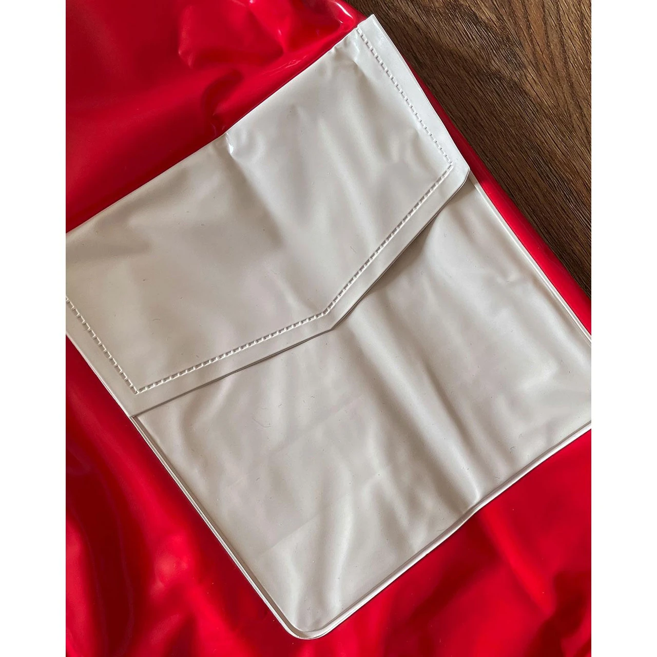 Robin Mod 2 Tone PVC Raincoat BLUE - Image 8