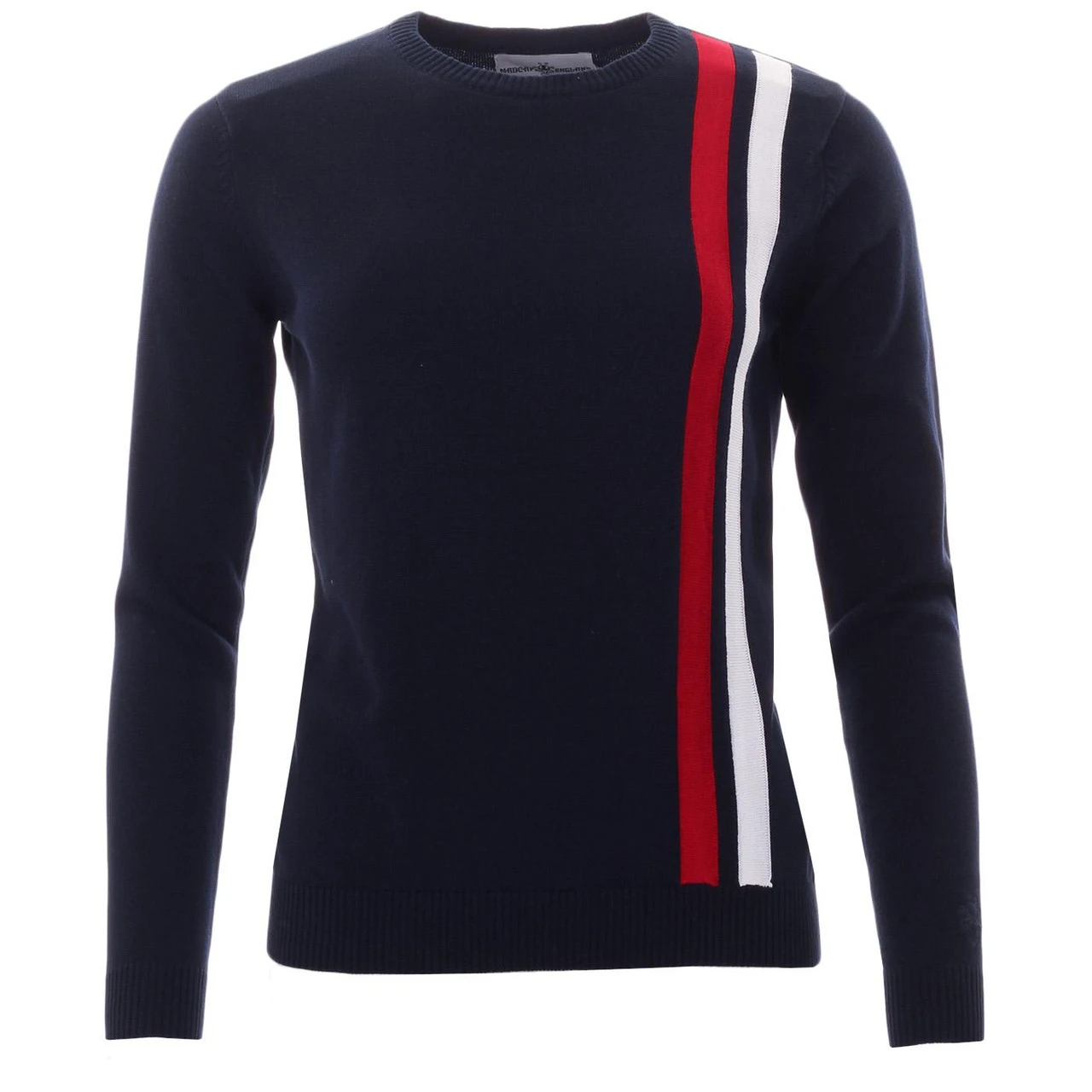 60s Mod Women's Racing Jumper WHITE - Image 2