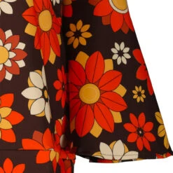 Stargaze 70s Flower Bell Sleeve Top