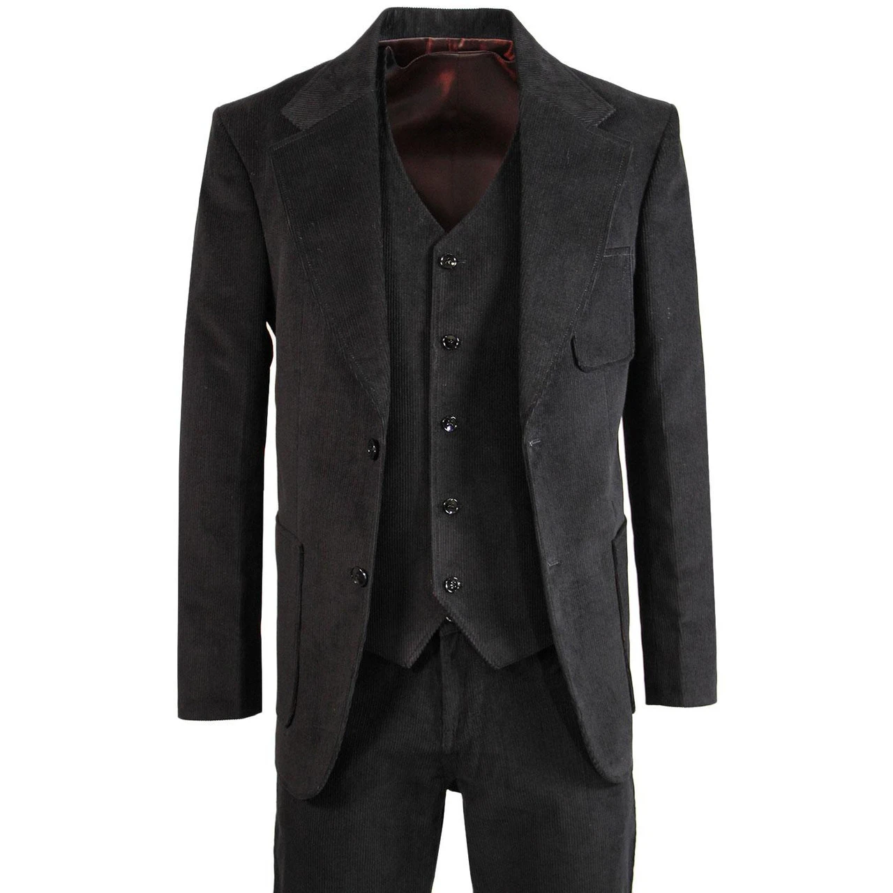 Montana Retro 70s Cord Blazer BLACK - Image 6