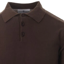 Brando 1960s Mod Knitted Polo (BF)