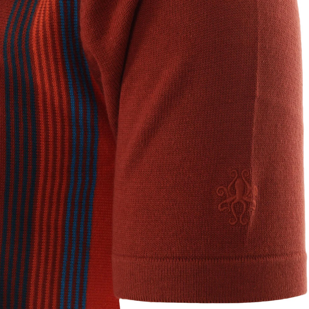 Capitol Mod Zip Through Stripe Polo - Image 5