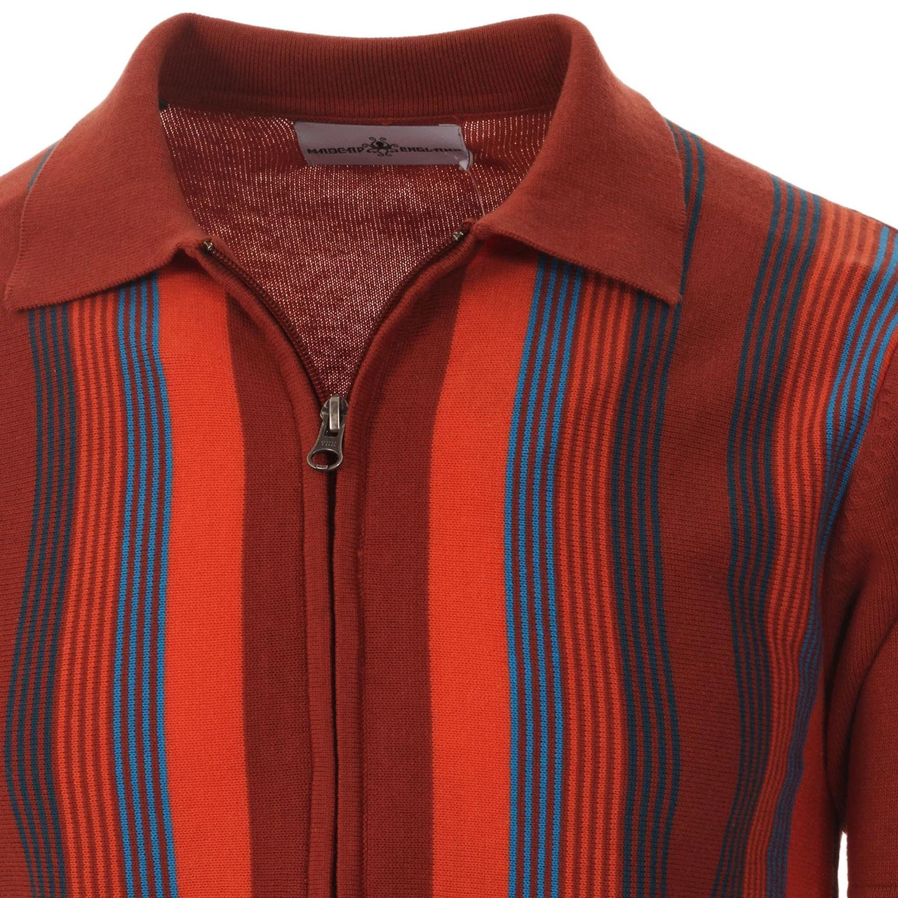 Capitol Mod Zip Through Stripe Polo - Image 16