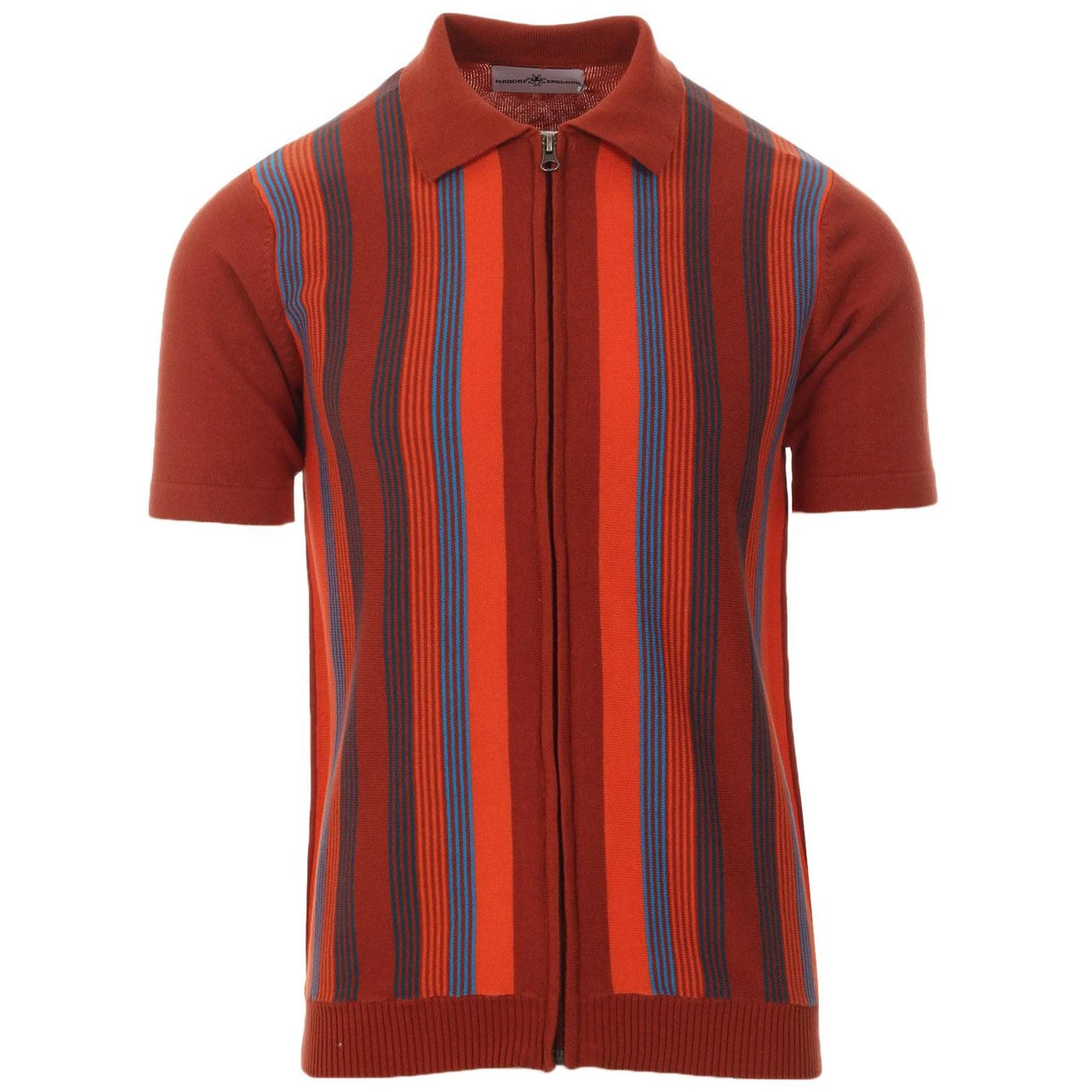 Capitol Mod Zip Through Stripe Polo - Image 10