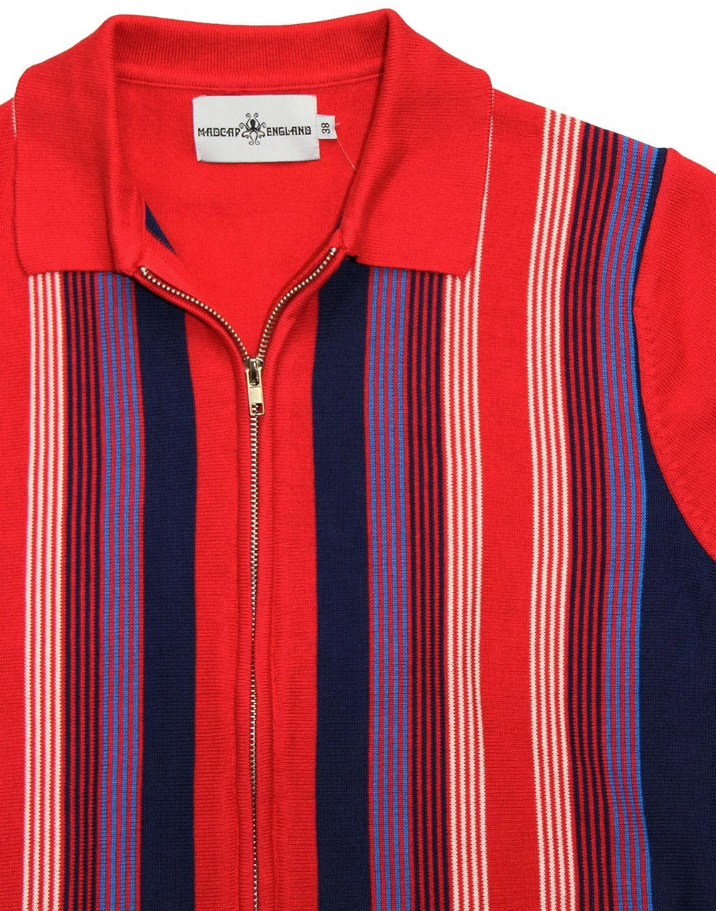 Capitol Mod Zip Through Stripe Polo - Image 17
