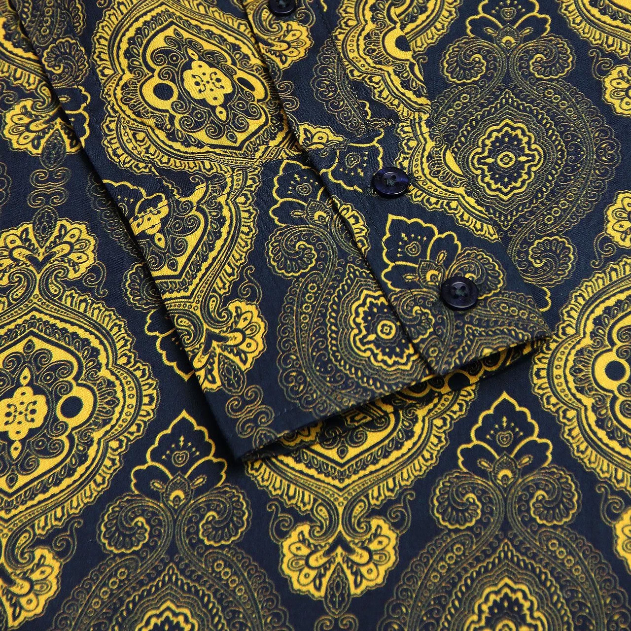 Capo Navy 60s Spear Collar Shirt - Image 2