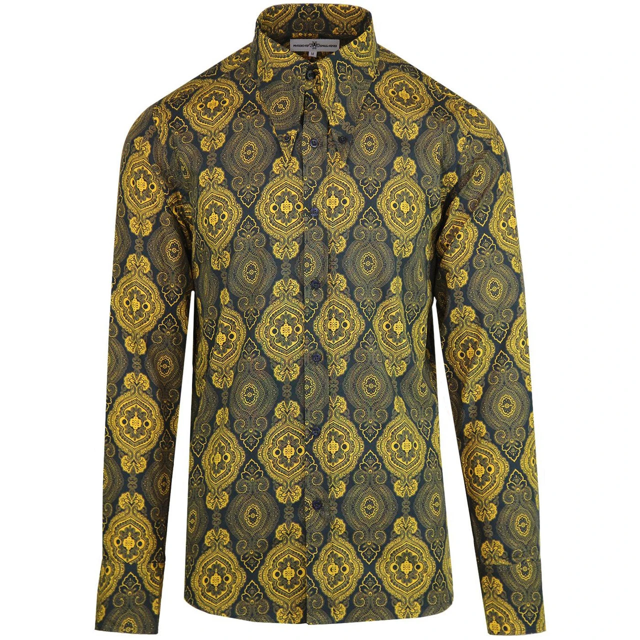 Capo Navy 60s Spear Collar Shirt - Image 3