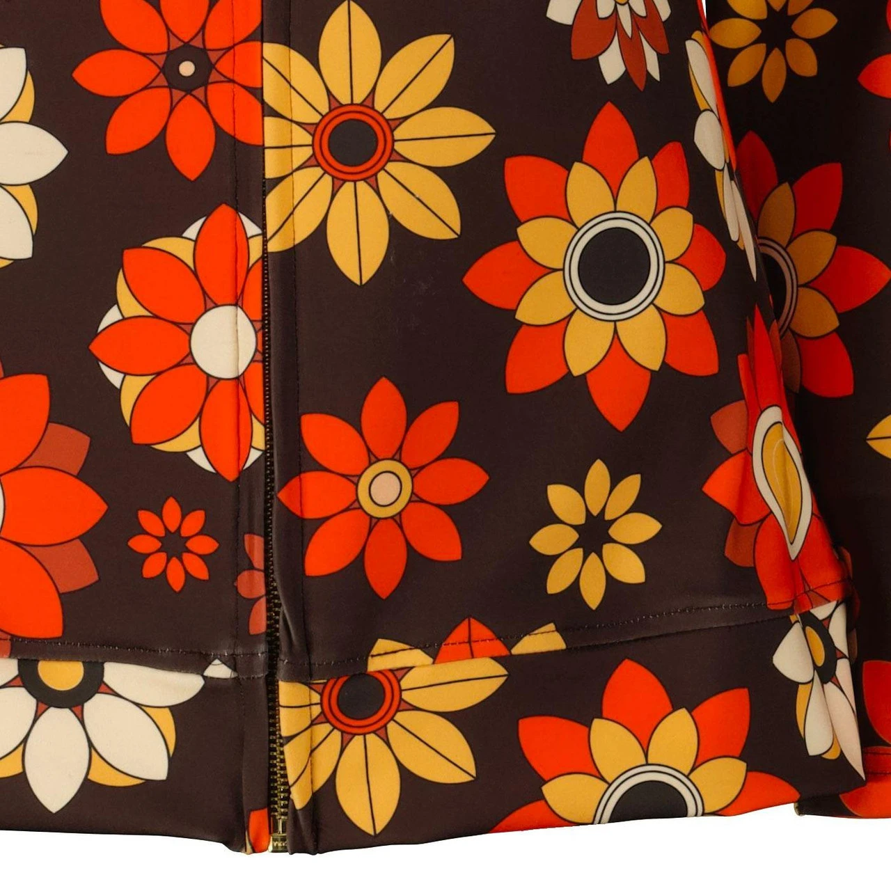 Juliet MADCAP Retro 70s Dagger Collar Zip Shirt N - Image 9