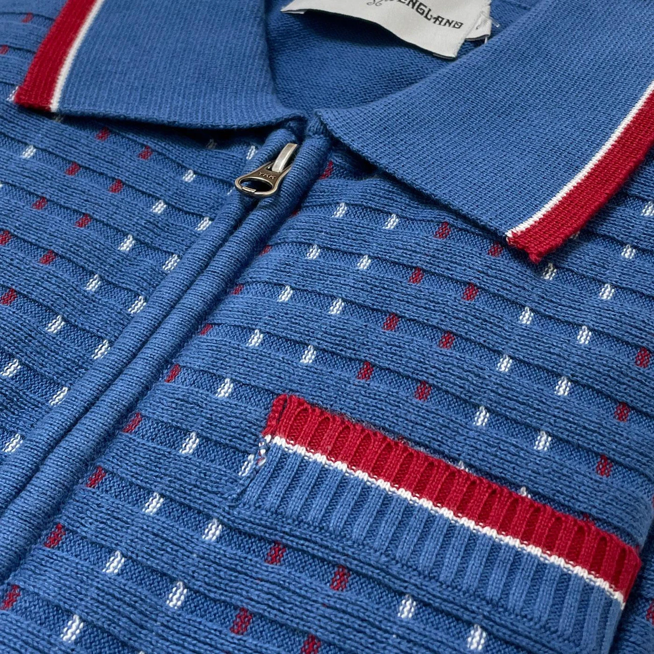 Coltrane Mod Jacquard Knit Polo B - Image 9