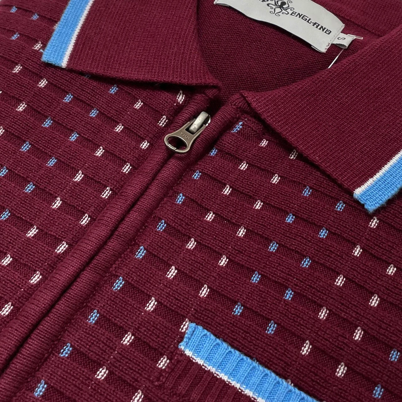 Coltrane Mod Jacquard Knit Polo B - Image 7