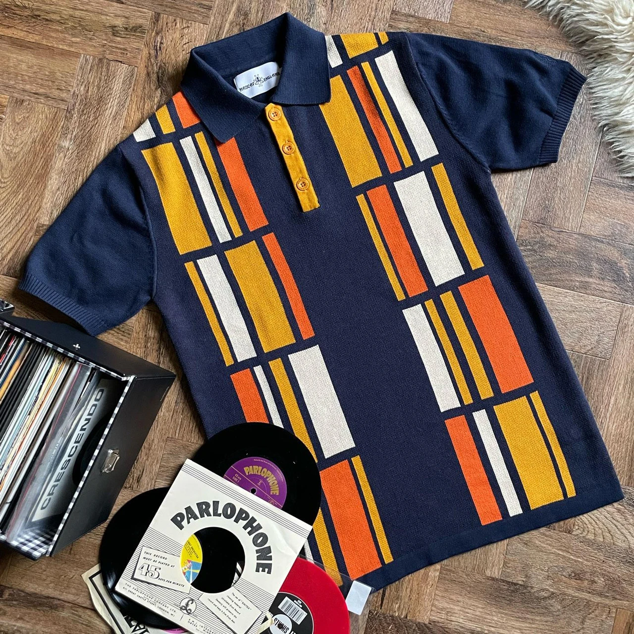 Comet Retro 60s Mod Polo Shirt (S) - Image 6