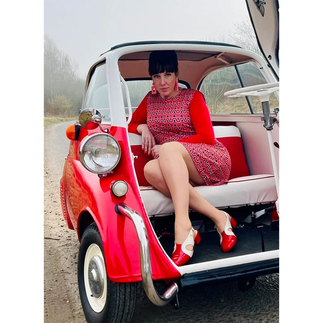 Daytripper Madcap 60s Retro Flower Shift Dress N - Image 13