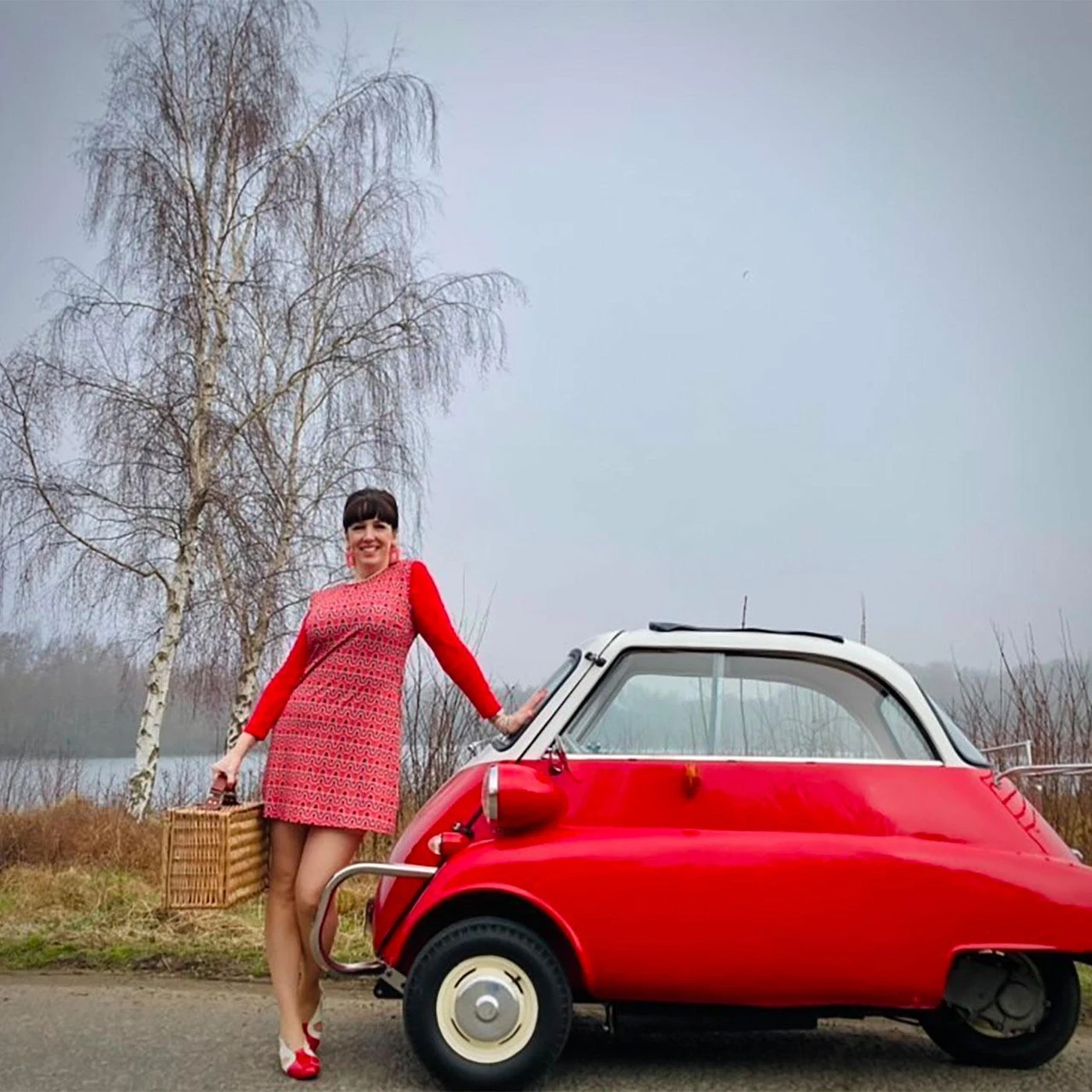 Daytripper Madcap 60s Retro Flower Shift Dress N - Image 2