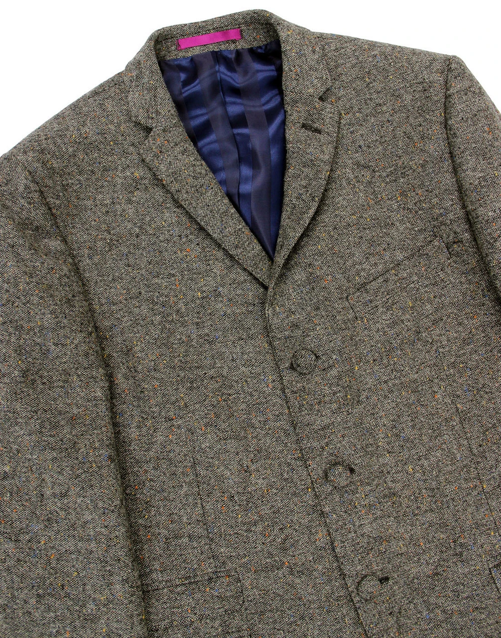 Mod Donegal 3 Button Suit Jacket - Image 5