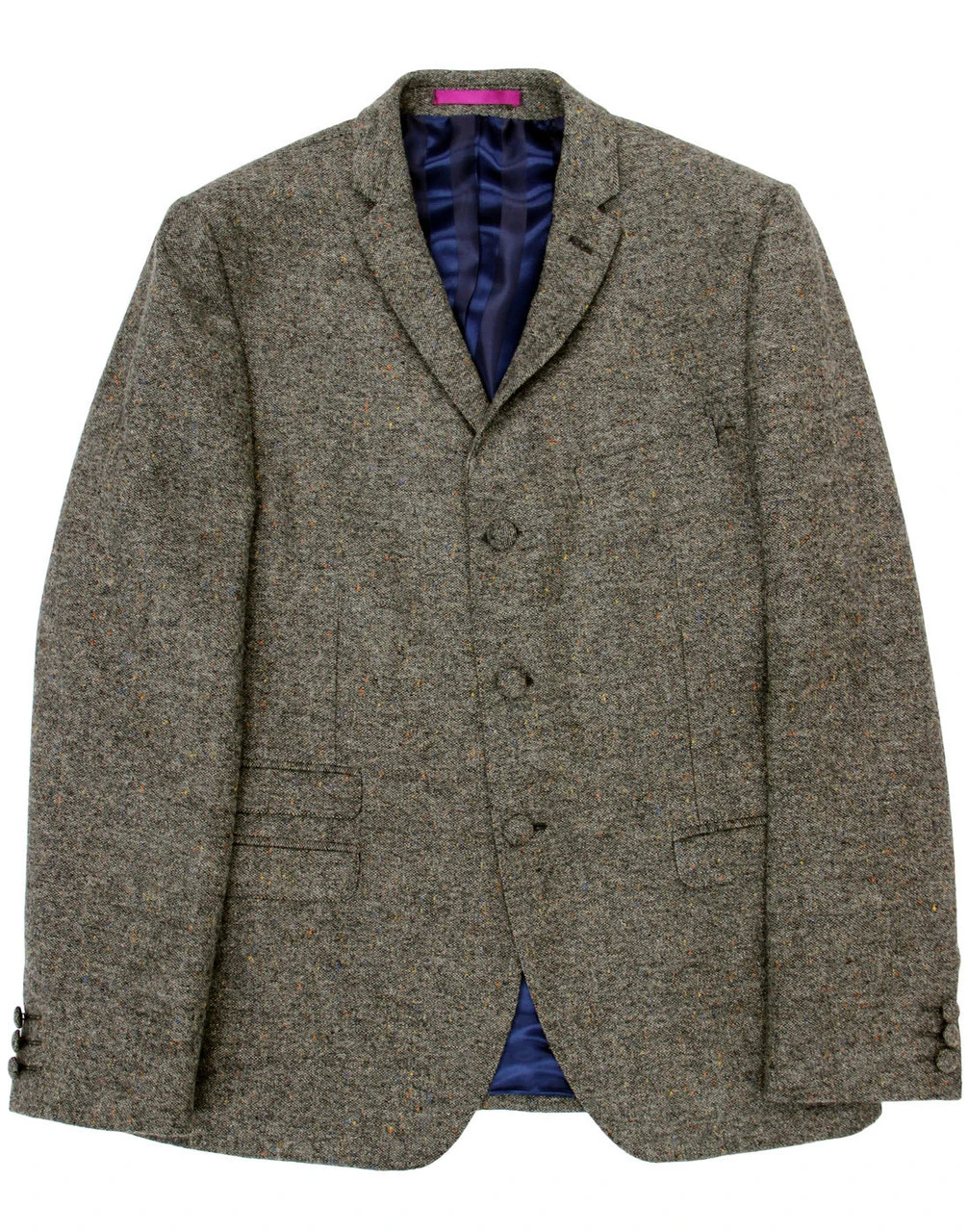 Mod Donegal 3 Button Suit Jacket - Image 6