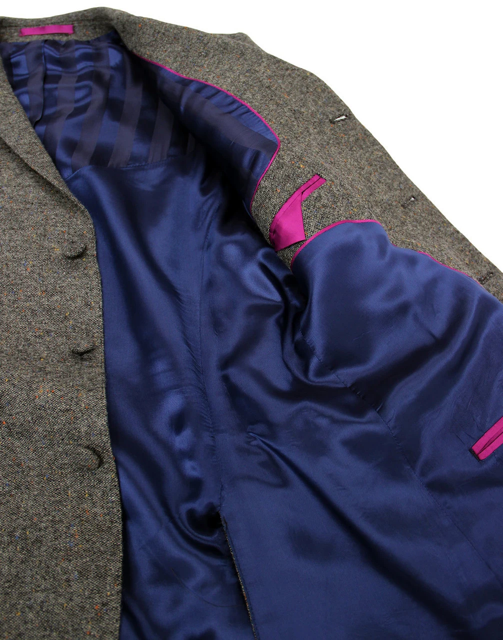 Mod Donegal 3 Button Suit Jacket - Image 8