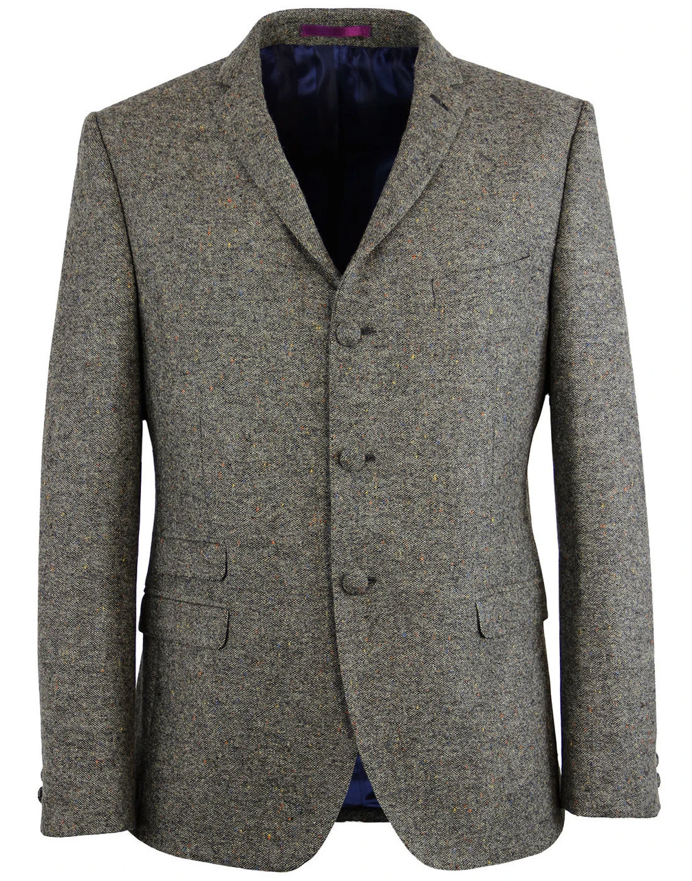 Mod Donegal 3 Button Suit Jacket - Image 4