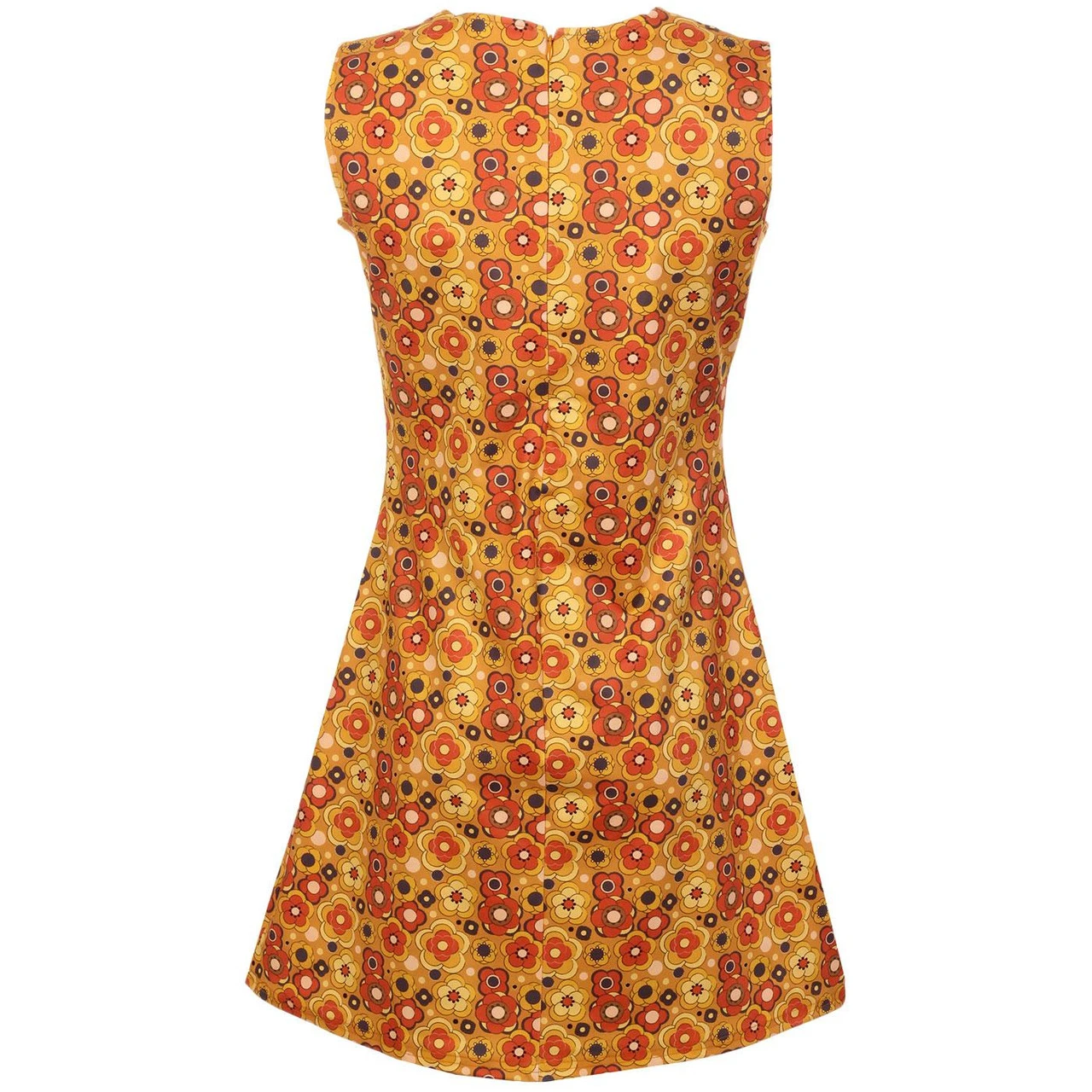 Daytripper Madcap 60s Retro Flower Shift Dress N - Image 7
