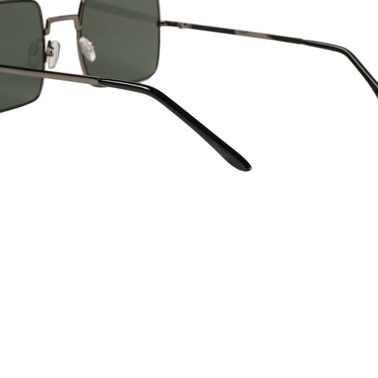 Harrison Retro 1960s Square Sunglasses In Green - Image 6