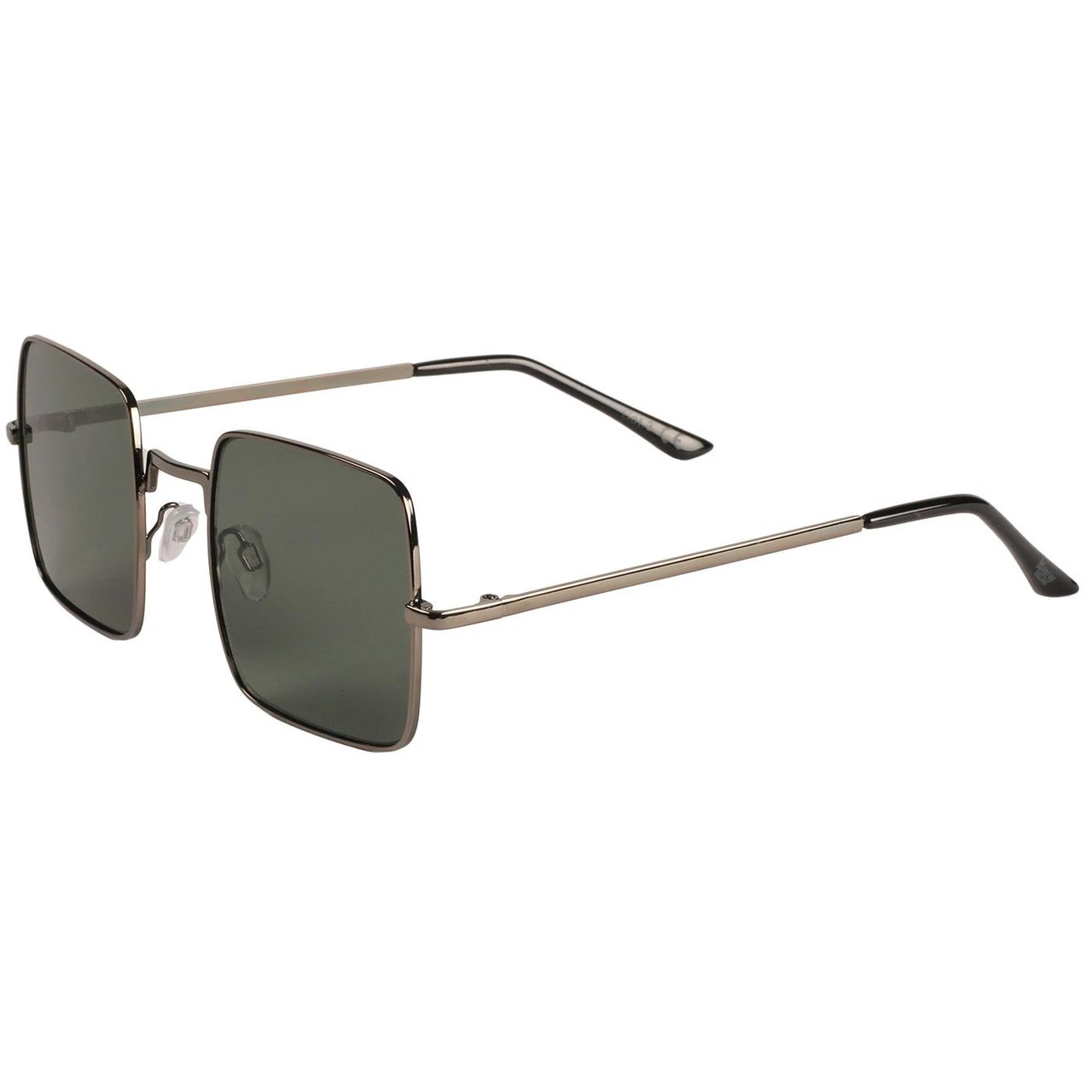 Harrison Retro 1960s Square Sunglasses In Green - Image 7