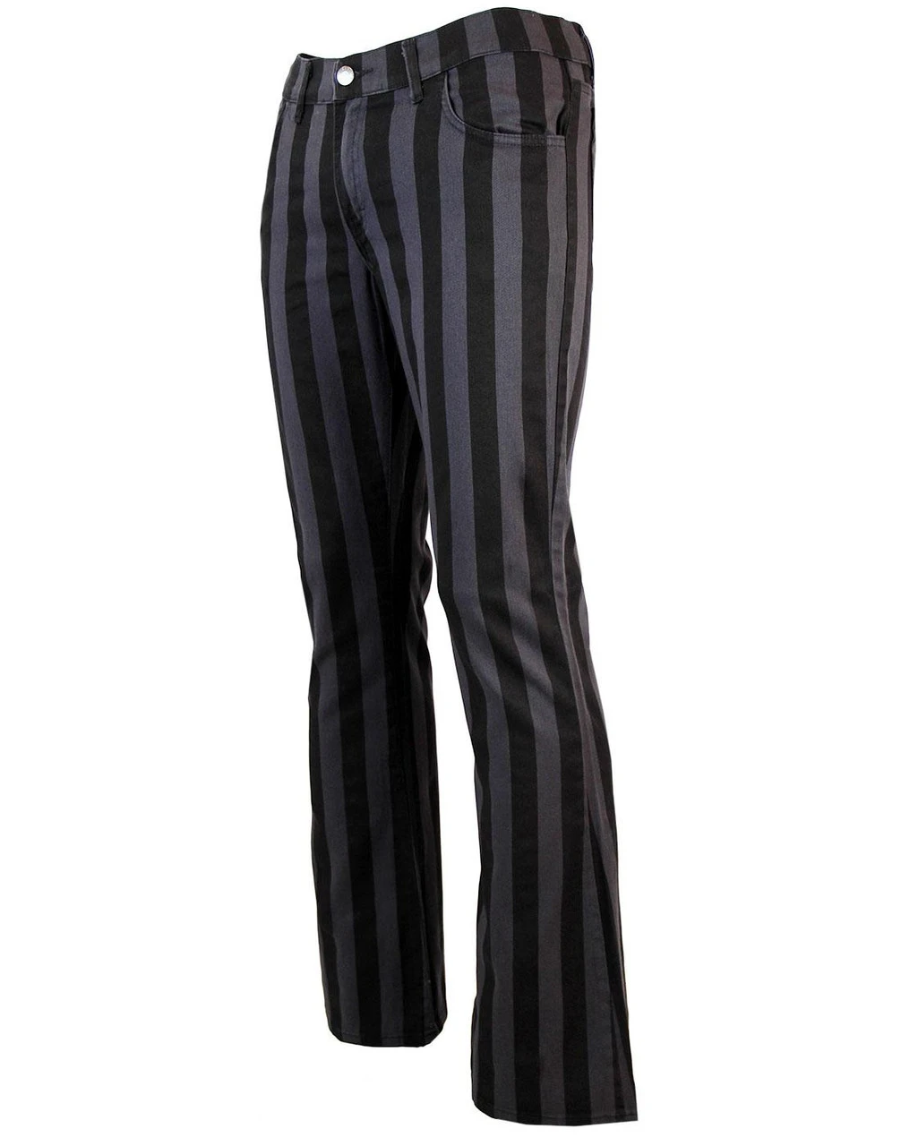 Holy Roller - Retro 60s Striped 70s Indie Flares B - Image 9