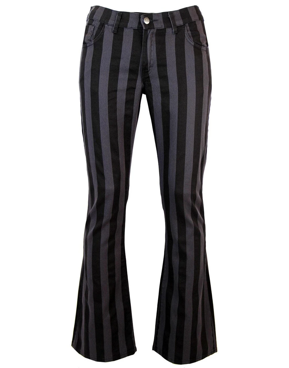 Holy Roller - Retro 60s Striped 70s Indie Flares B - Image 5