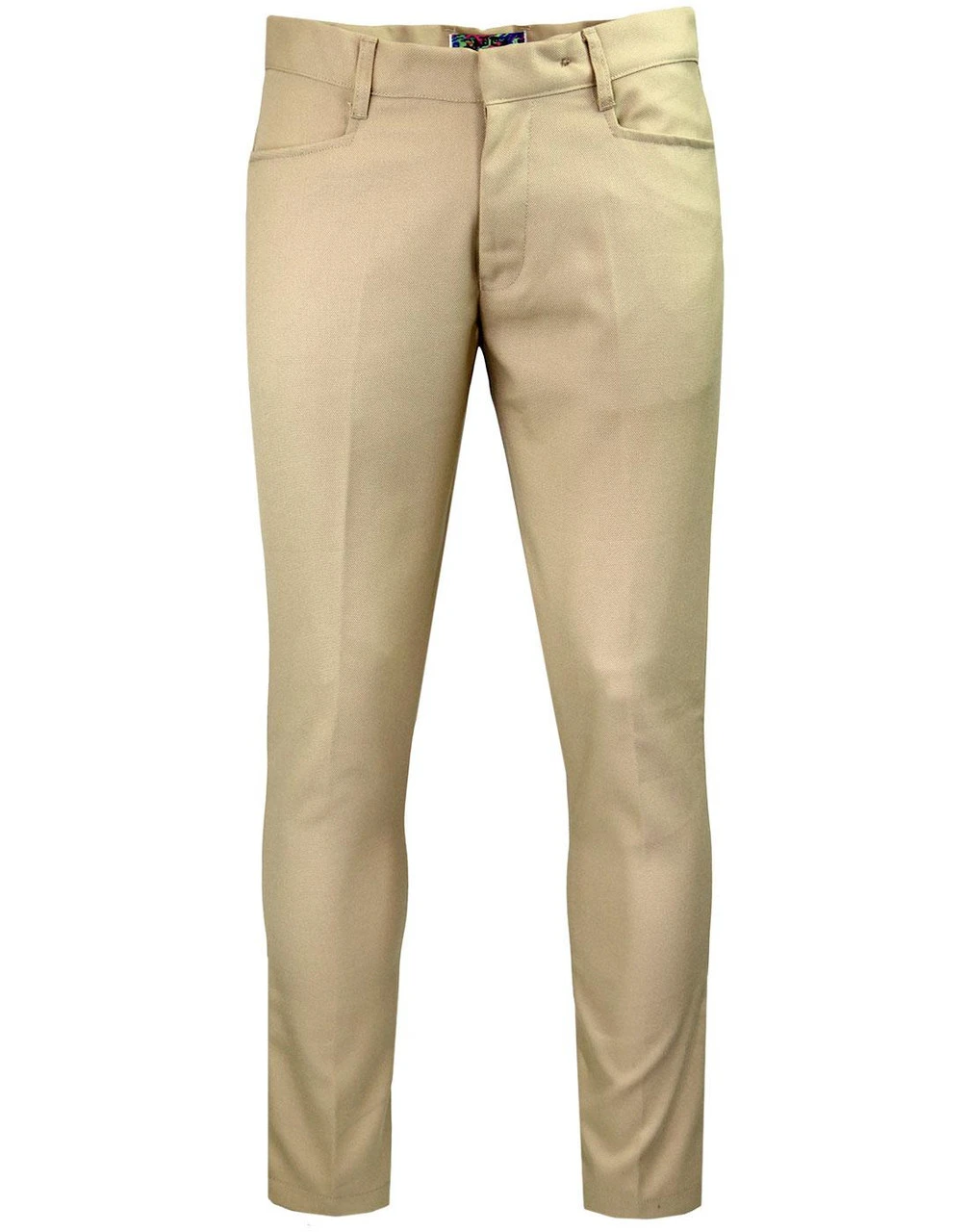Logan Slim 60s Mod Hopsack Trousers - Image 4