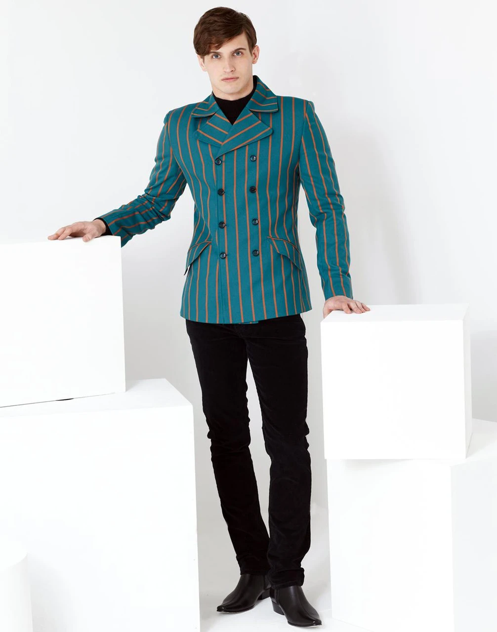 Howl Double Breasted Stripe Blazer