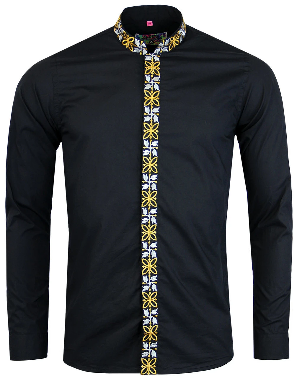 Avory 60s Mandarin Collar Shirt (W) - Image 10