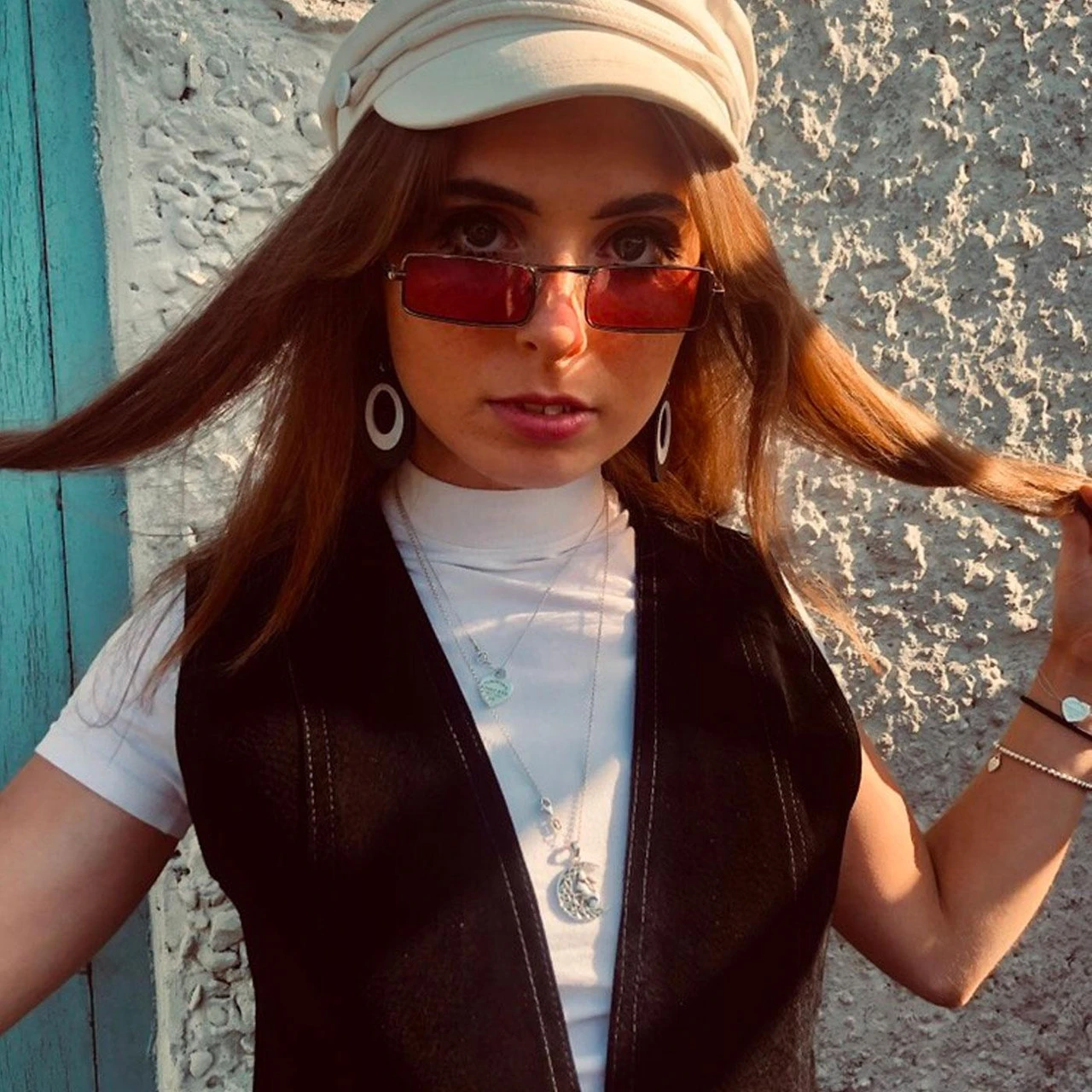 McGuinn 1960s Granny Glasses (Red) - Image 9