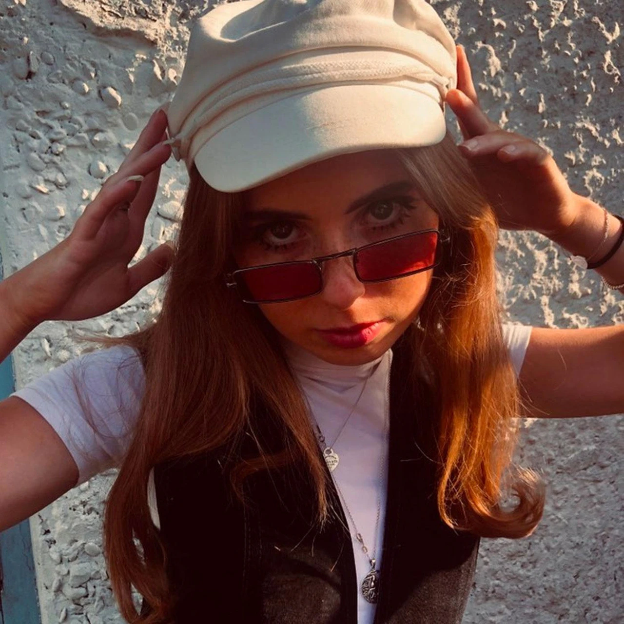 McGuinn 1960s Granny Glasses BLUE - Image 5