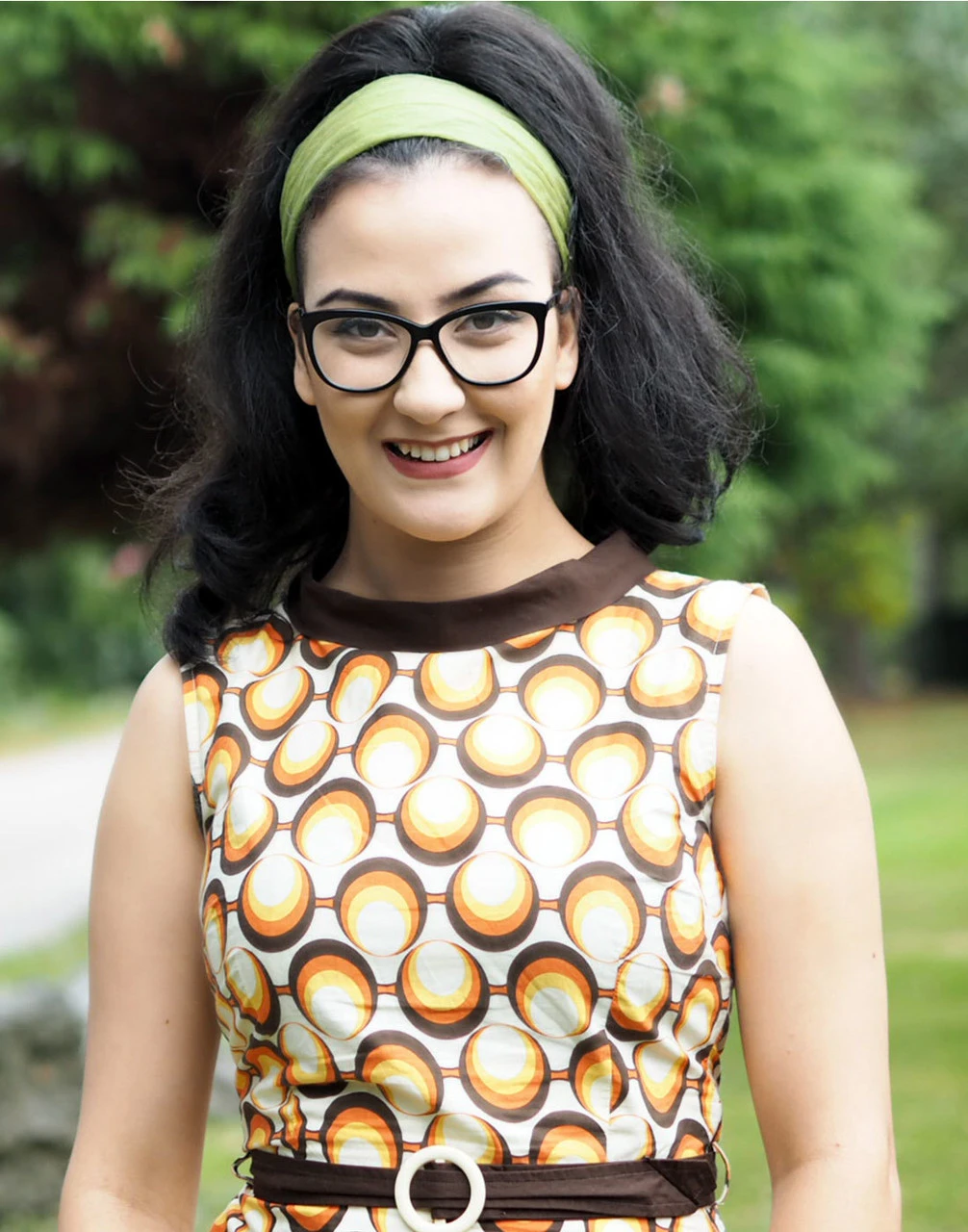 Minnie Retro Mod 60s Geo Mini Dress - Image 11