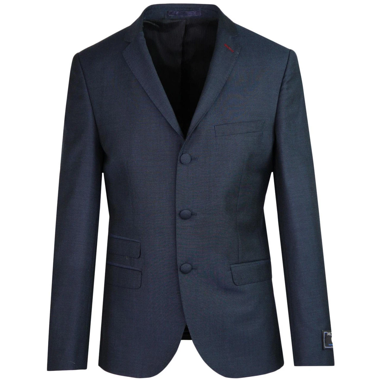 Mod Mohair Tonic Suit Jacket (Navy) - Image 3