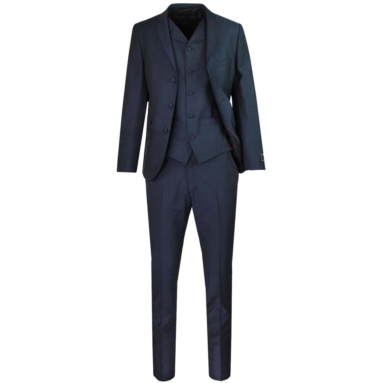 Mod Mohair Tonic Suit Jacket (Navy) - Image 2