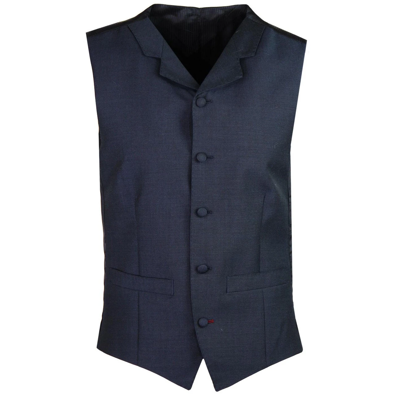 60s Mod Mohair Tonic Waistcoat NAVY - Image 3
