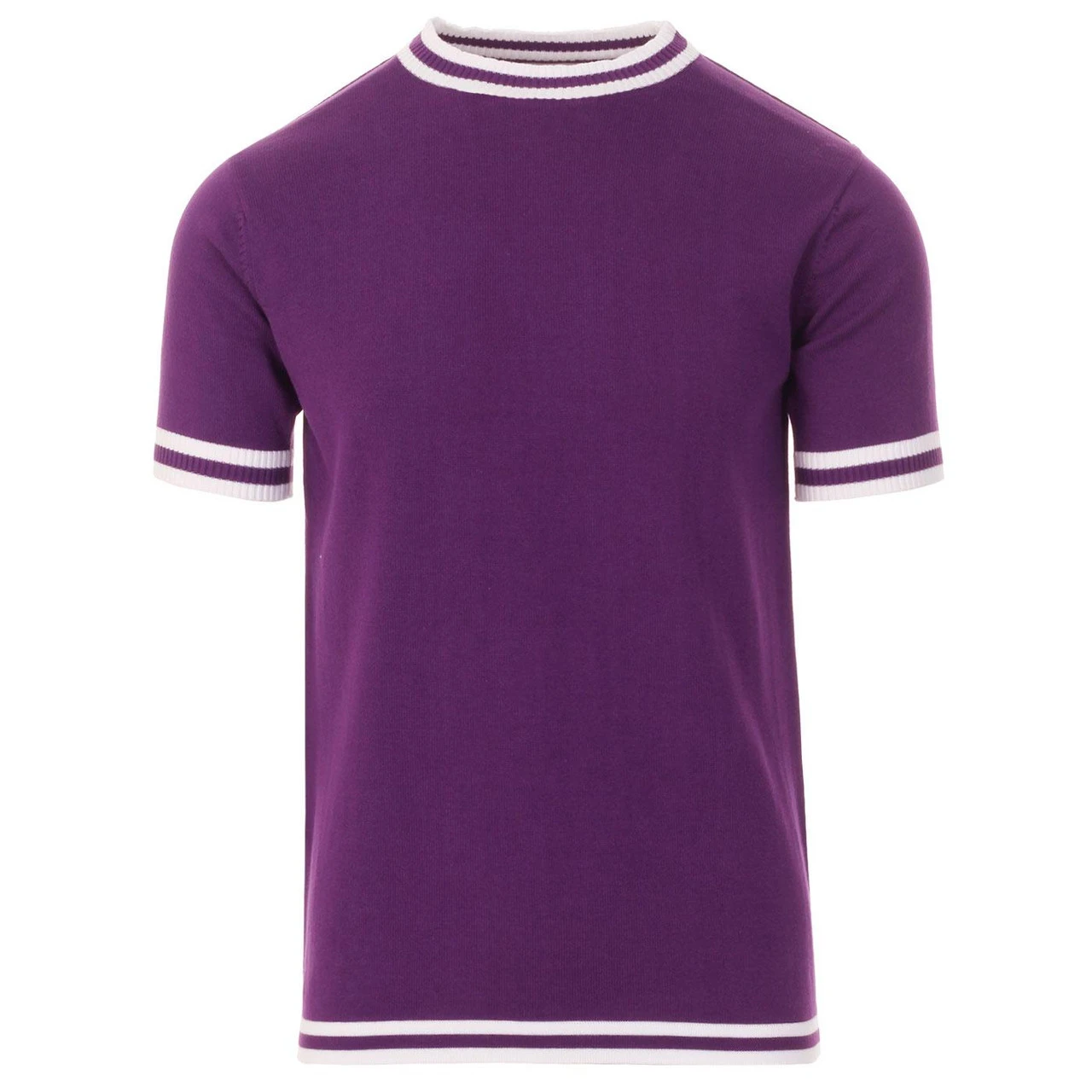 Moon Mod Tipped Knit Tee ZINFANDEL - Image 6