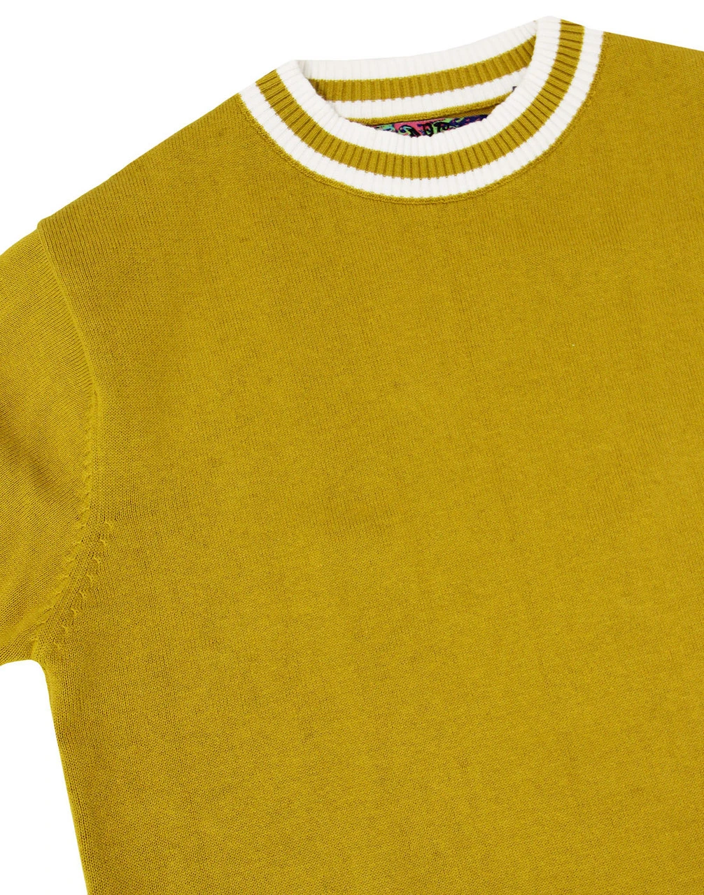 Moon 60s Mod Tipped Knit Tee (B/Y) - Image 19