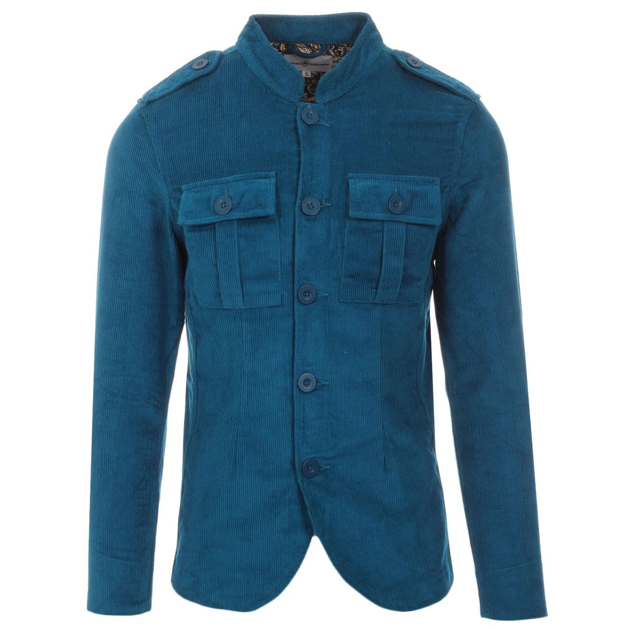 Pepper Mod Cord Tunic Jacket BLACK - Image 3